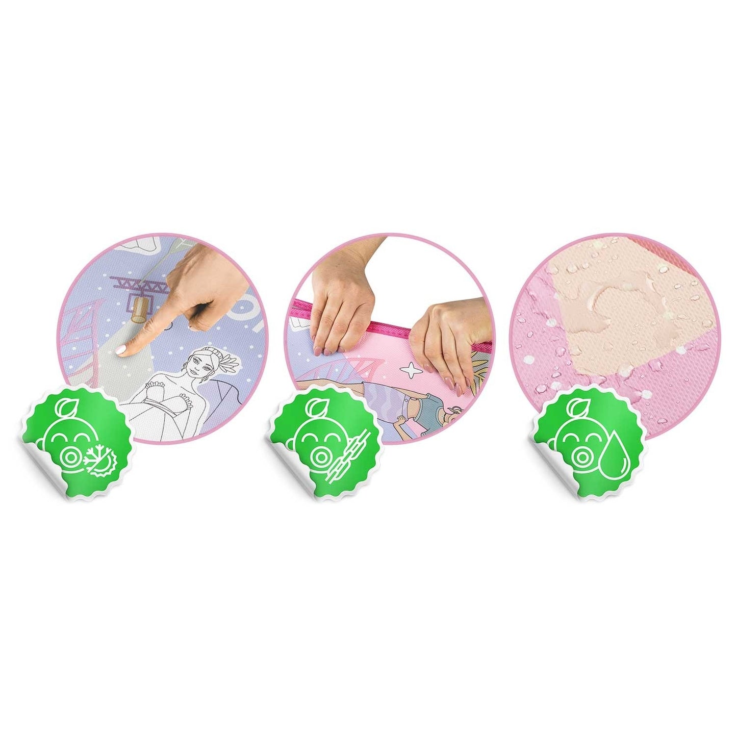 Colorful Scary Playmat, Rollable - 200 x 120 x 0.3 cm, Ricokids RK-343