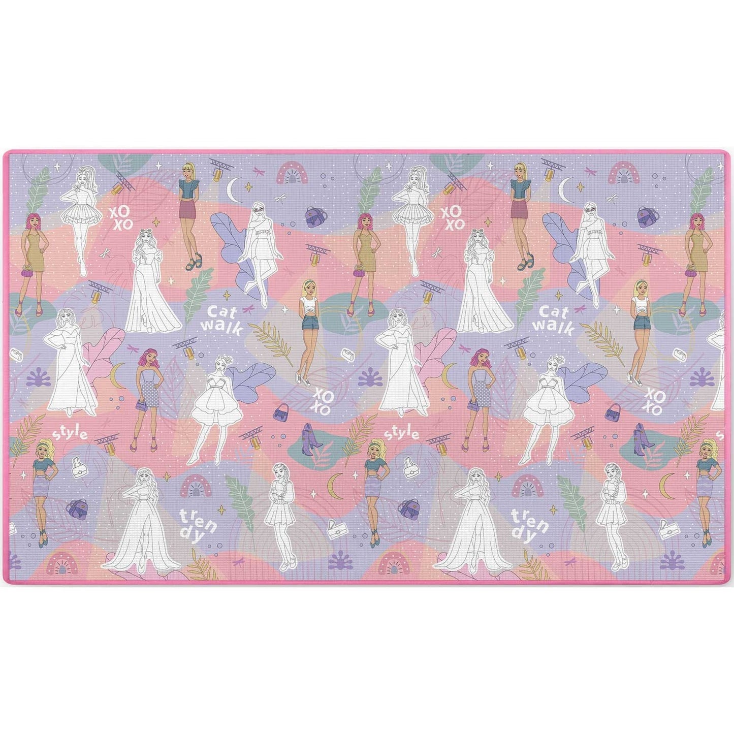 Colorful Scary Playmat, Rollable - 200 x 120 x 0.3 cm, Ricokids RK-343