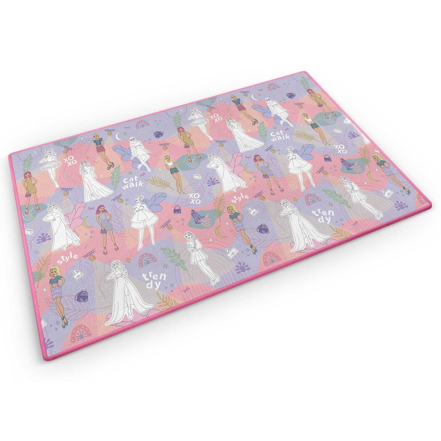 Colorful Scary Playmat, Rollable - 200 x 120 x 0.3 cm, Ricokids RK-343