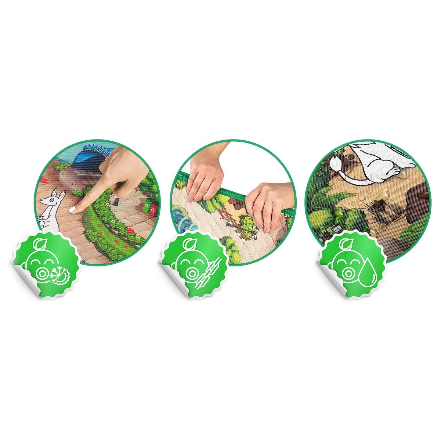 Colorful and flexible drawing mat 120 x 90 x 0.3 cm Ricokids RK-344