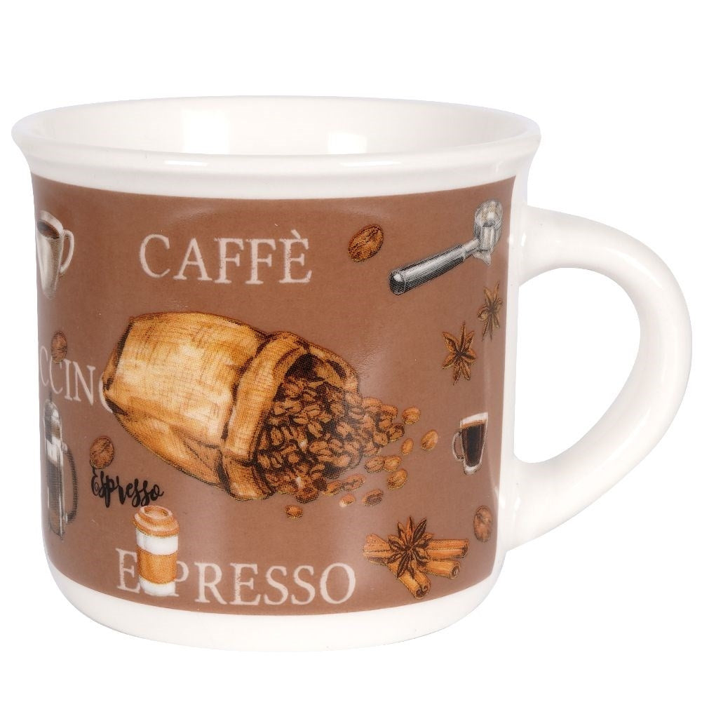 Colorful ceramic mugs 160 ml - Set of 3 in gift packaging