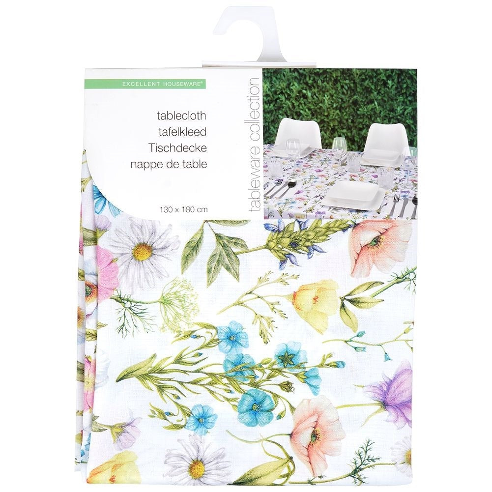 Colorful floral canvas 180x130 cm for home and patio