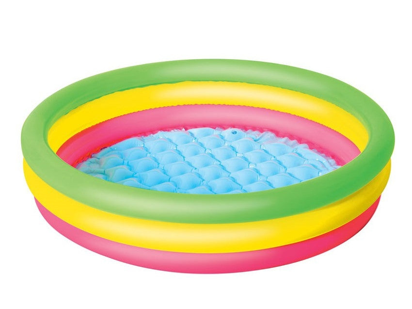 Colorful inflatable pool 102 x 25 cm Bestway 51104