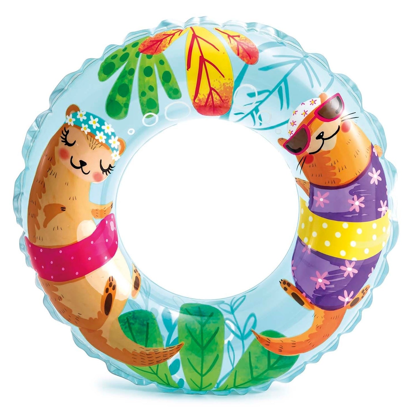 Colorful otter swimming ring 61 cm INTEX 59242