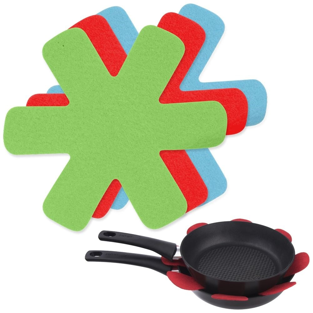 Colorful protective inserts: Protects kitchen utensils from scratches