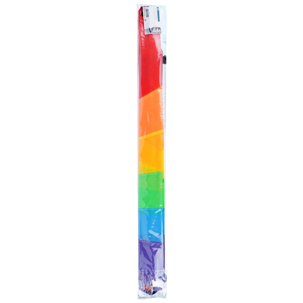 Colorful rainbow kite with 36m line - impressive and fun