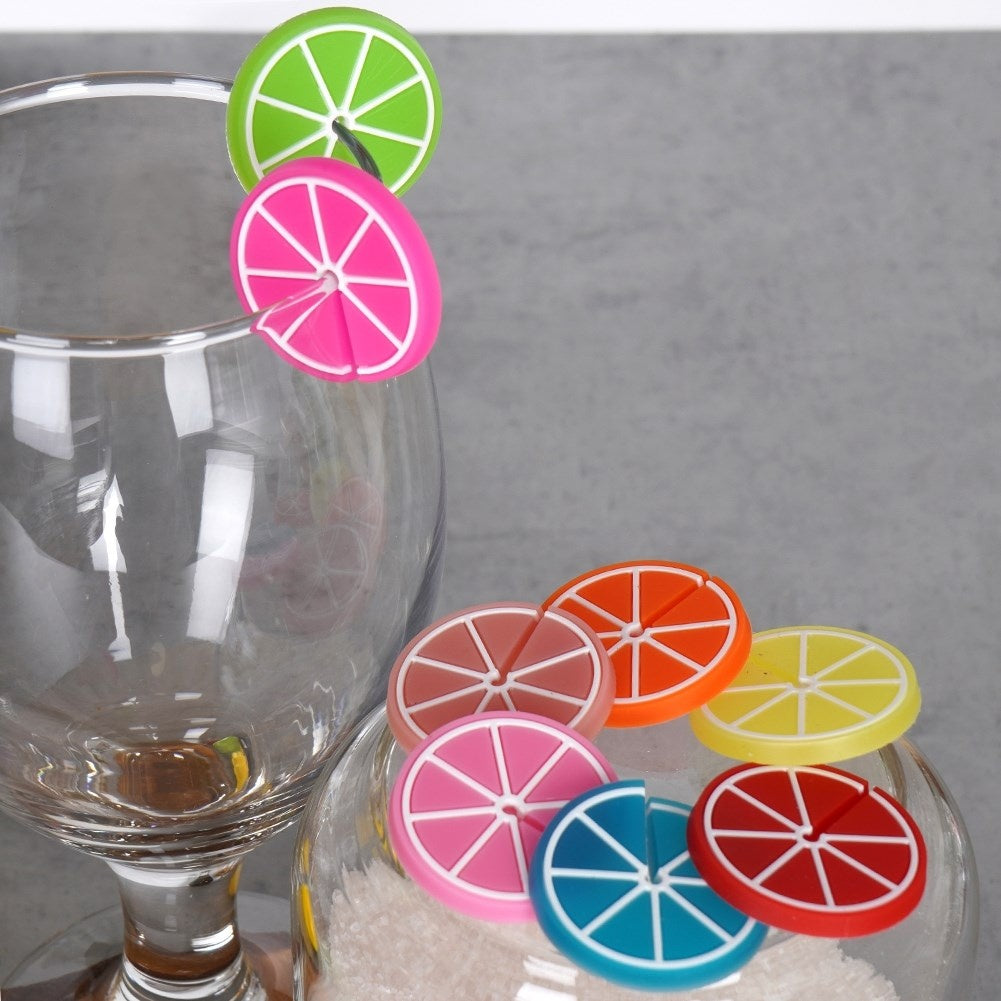 Colorful silicone glass markers - Perfect for parties!
