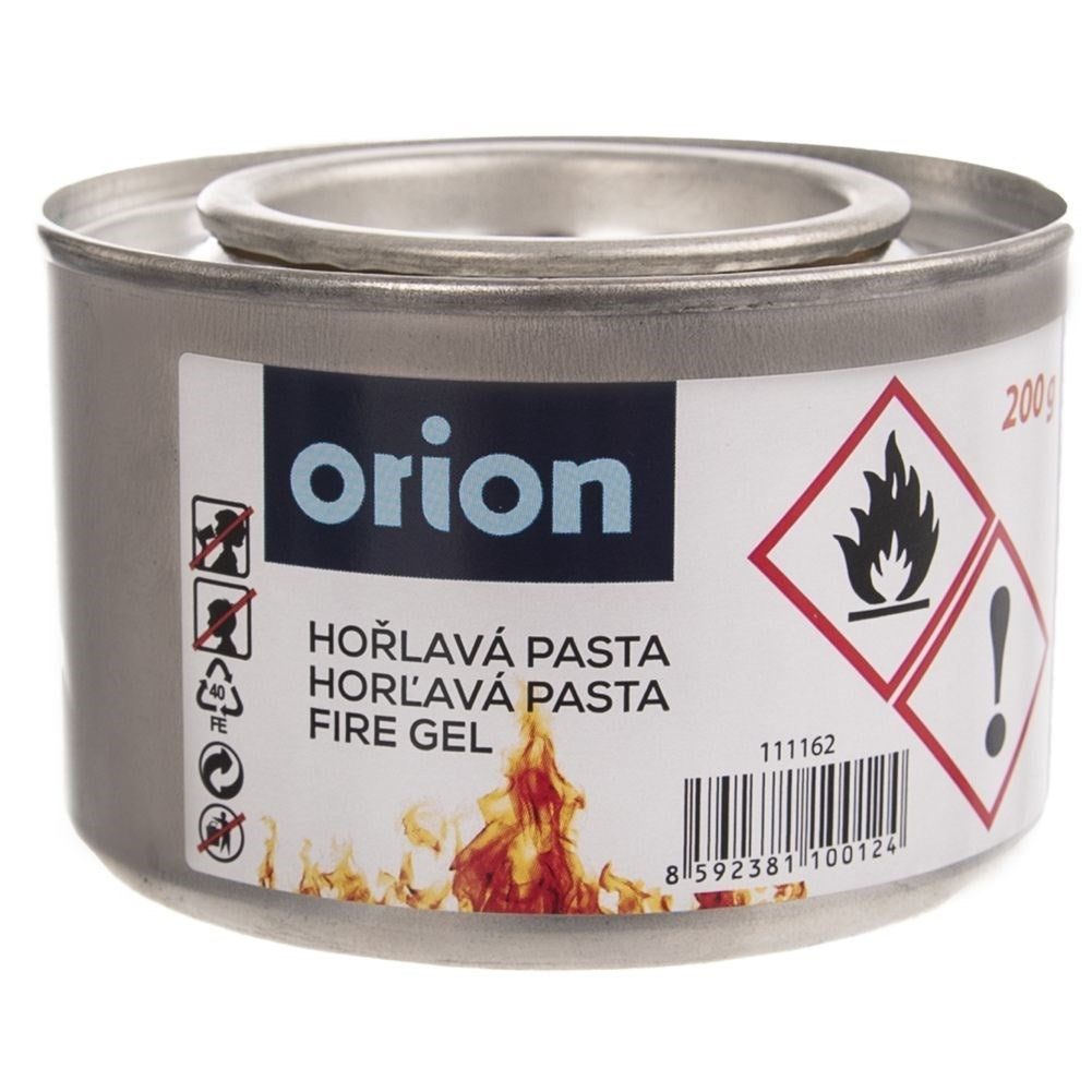 Combustible paste for safe, odorless indoor/outdoor flame