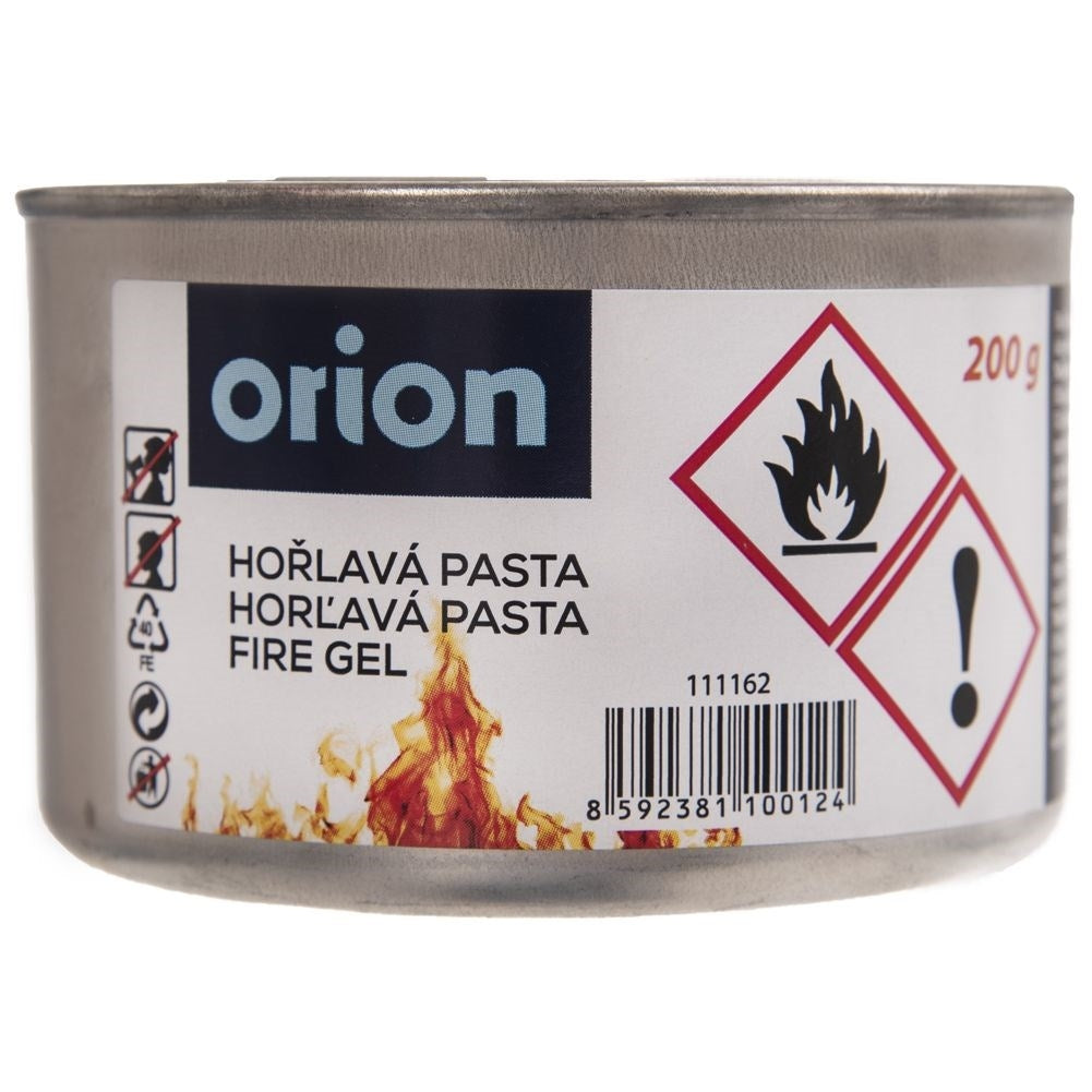 Combustible paste for safe, odorless indoor/outdoor flame