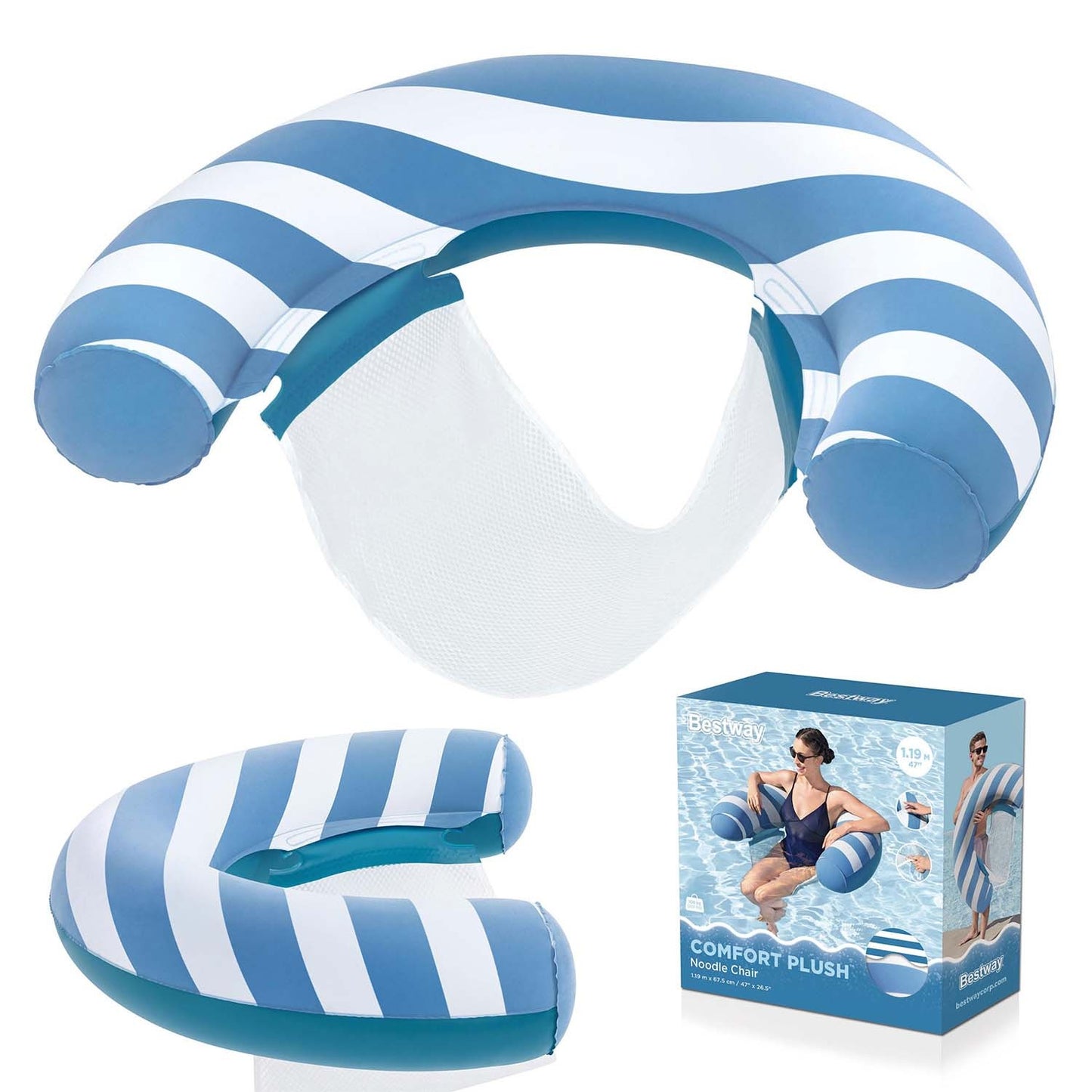 Comfort Plush Bestway 43852 inflatable swimming chair