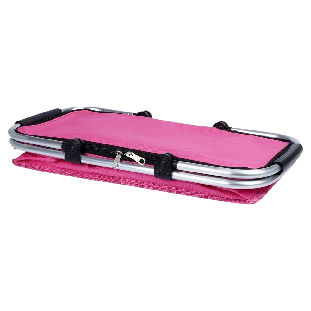 Comfortable cool bag with reinforced bottom and closable lid