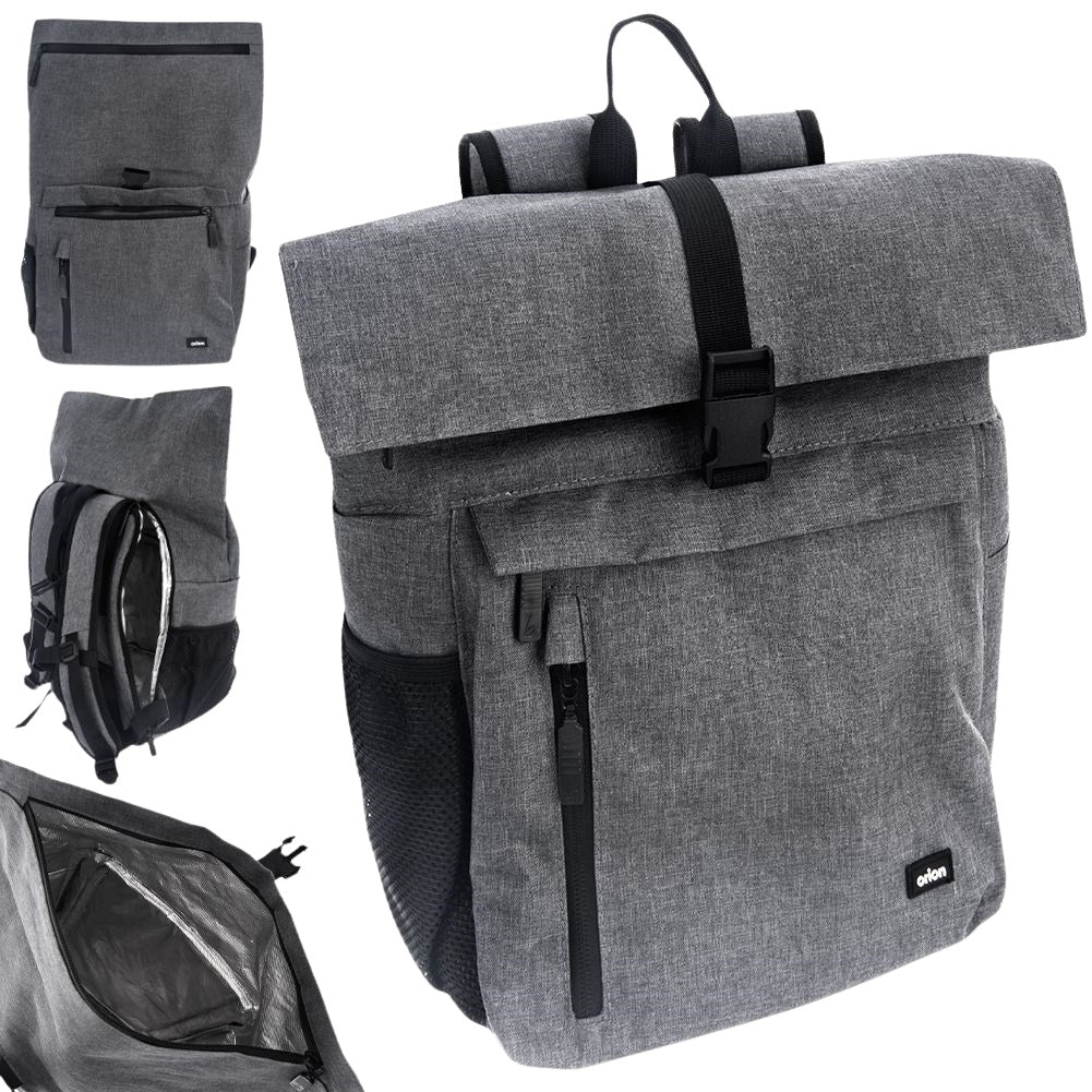 Comfortable cooler bag backpack for hot and cold meals