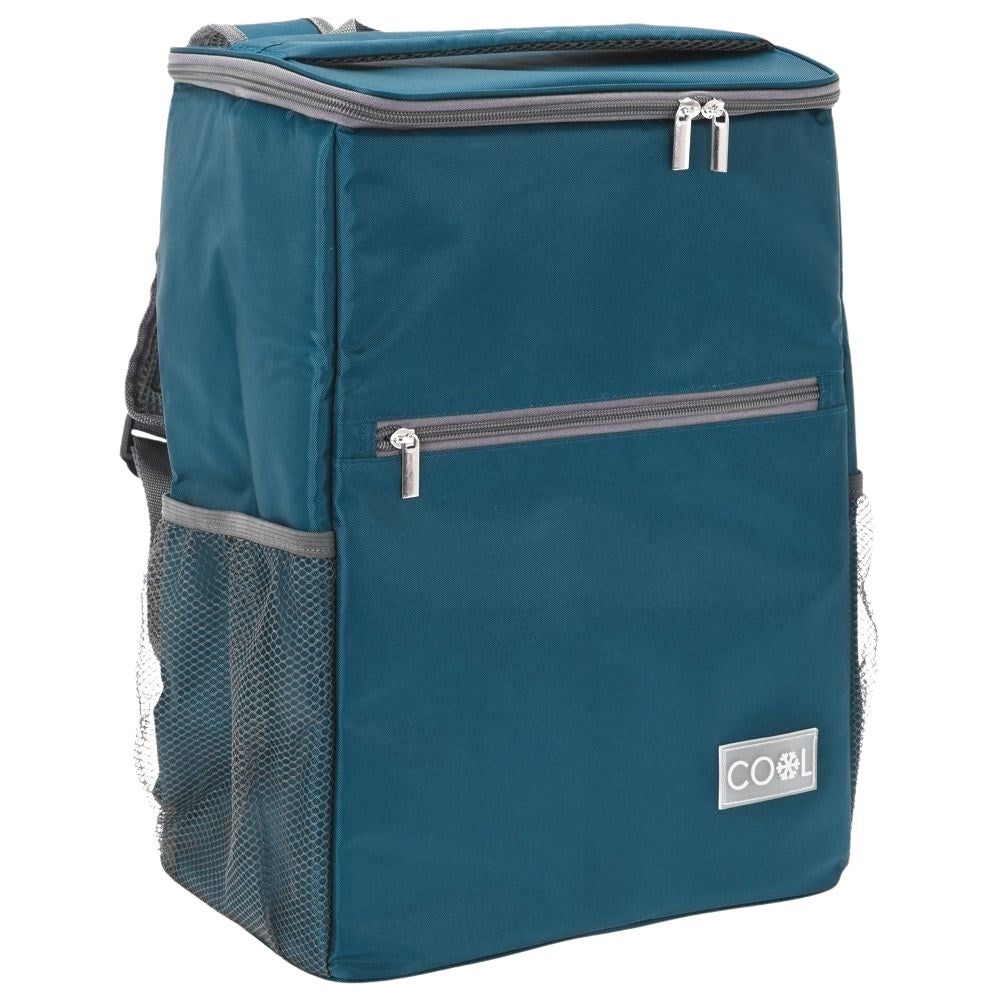 Comfortable cooler bag in backpack format for food and drinks