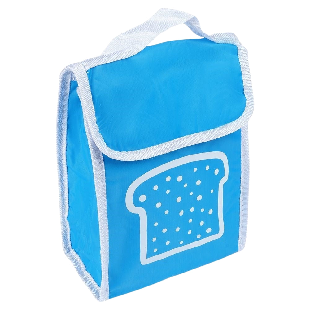 Comfortable cooler bag in practical lunch format for food and drink