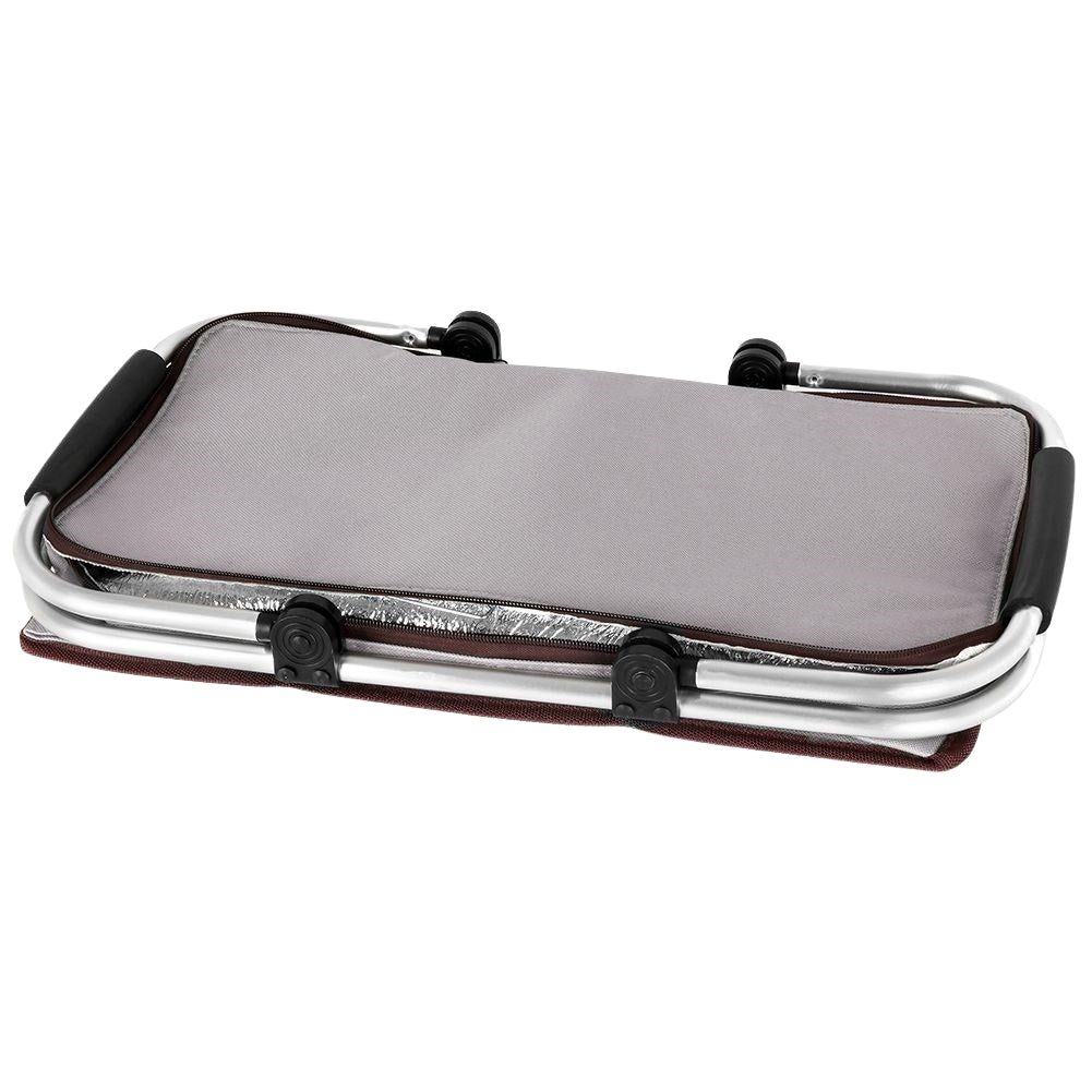 Comfortable cooler bag with reinforced bottom and comfortable handles