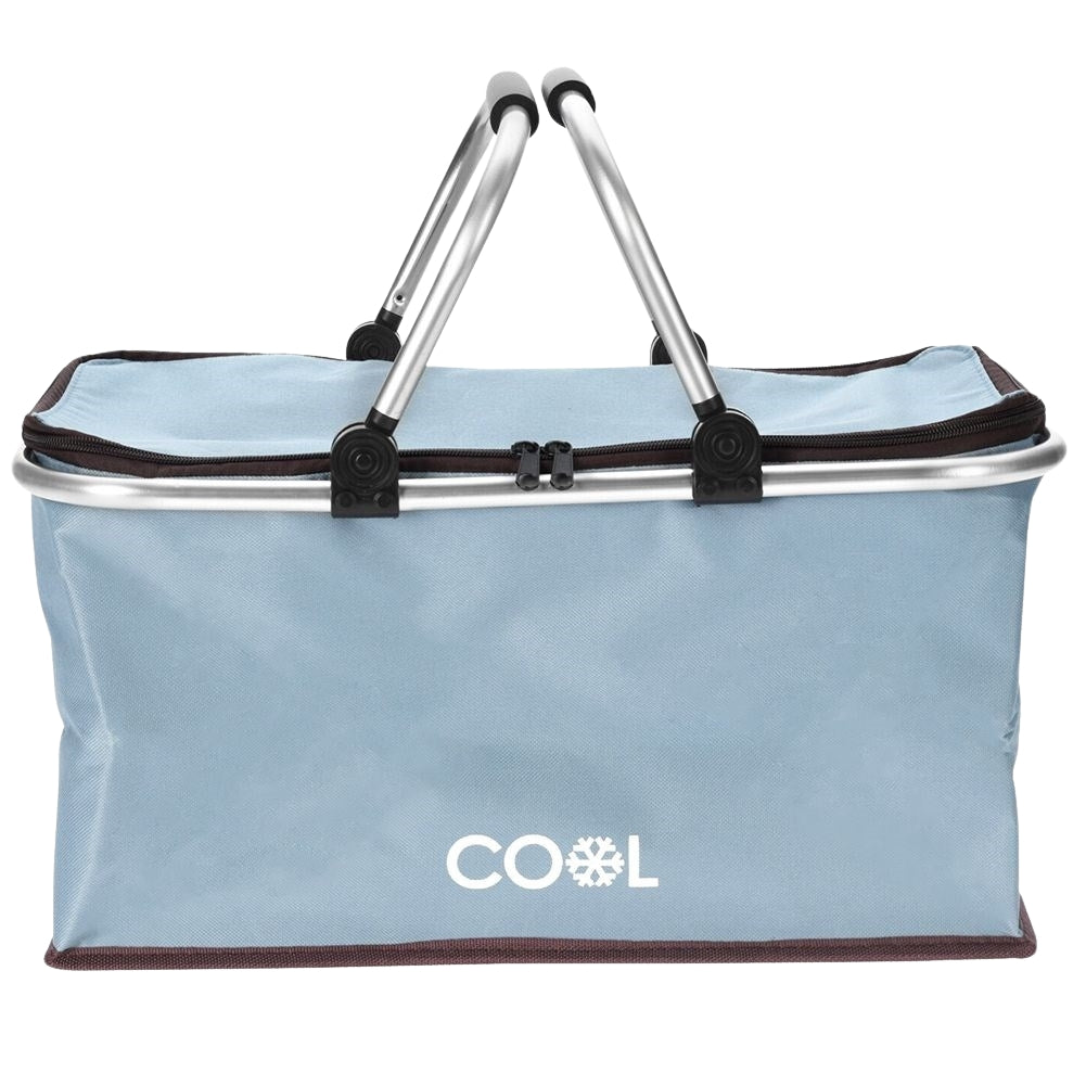 Comfortable cooler bag with reinforced bottom and comfortable handles