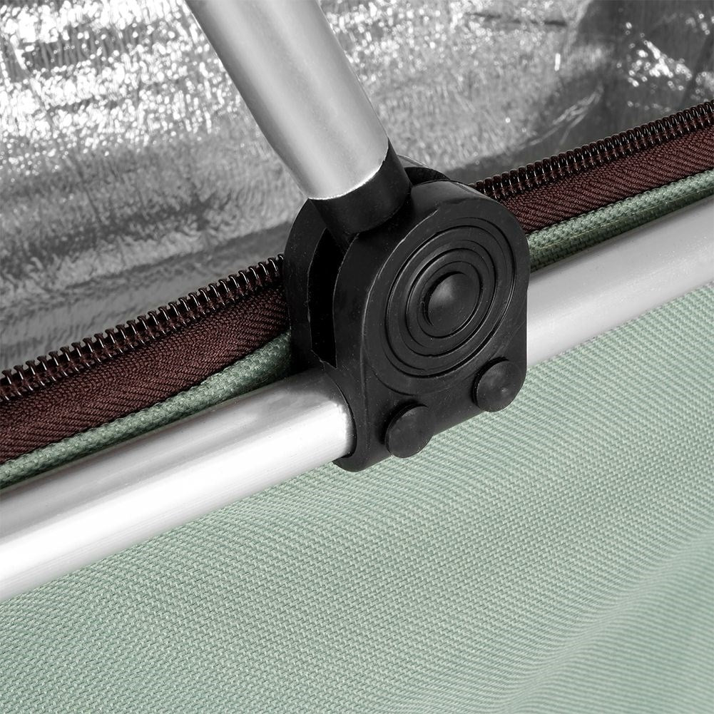 Comfortable cooling basket with closable top and reinforced bottom