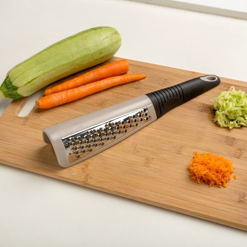 Comfortable kitchen grater 27 cm with two types of blades