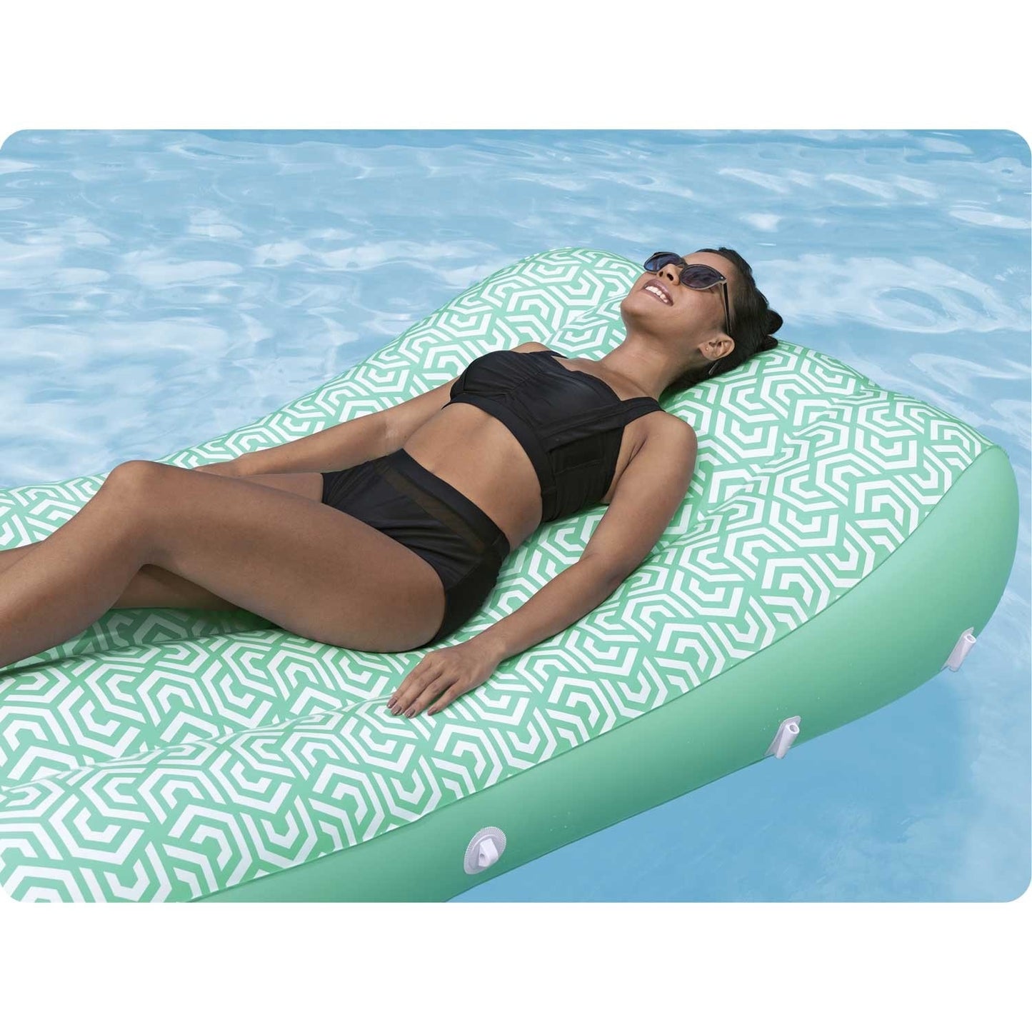 Comfy Chill Bestway 43729 swimming chair mattress with canopy