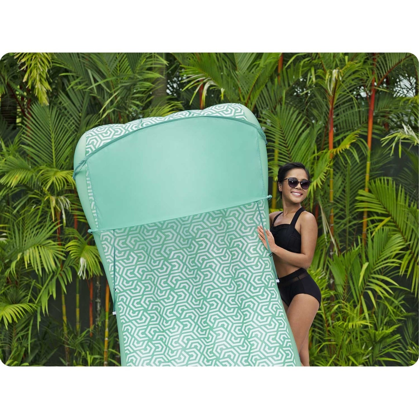 Comfy Chill Bestway 43729 swimming chair mattress with canopy