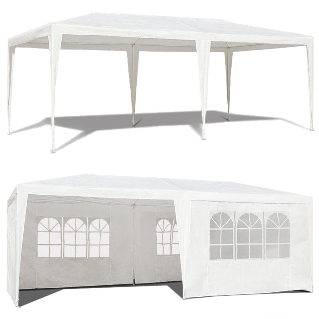 Commercial garden pavilion tent 3x6m + 6 walls