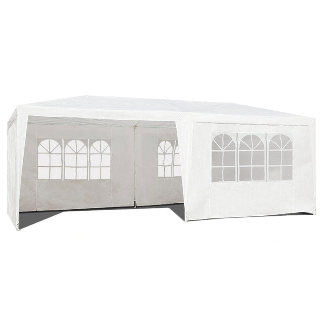 Commercial garden pavilion tent 3x6m + 6 walls