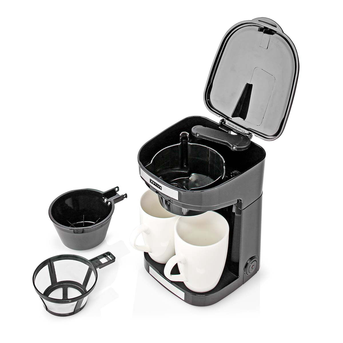Compact Coffee Maker, 2 Cups, 0.25L, Auto Shut-Off