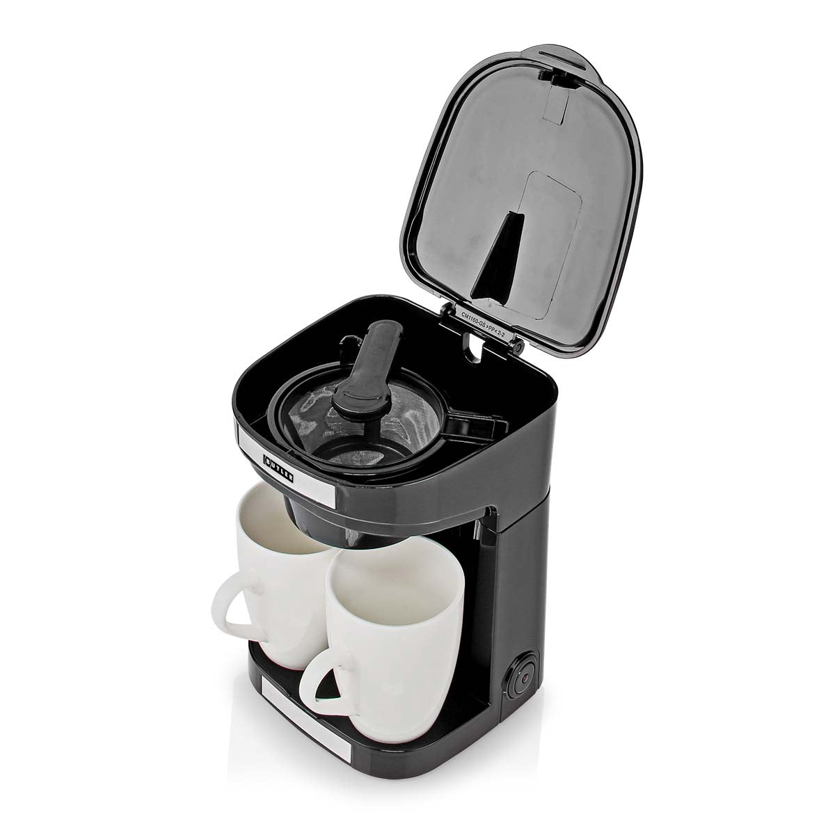 Compact Coffee Maker, 2 Cups, 0.25L, Auto Shut-Off