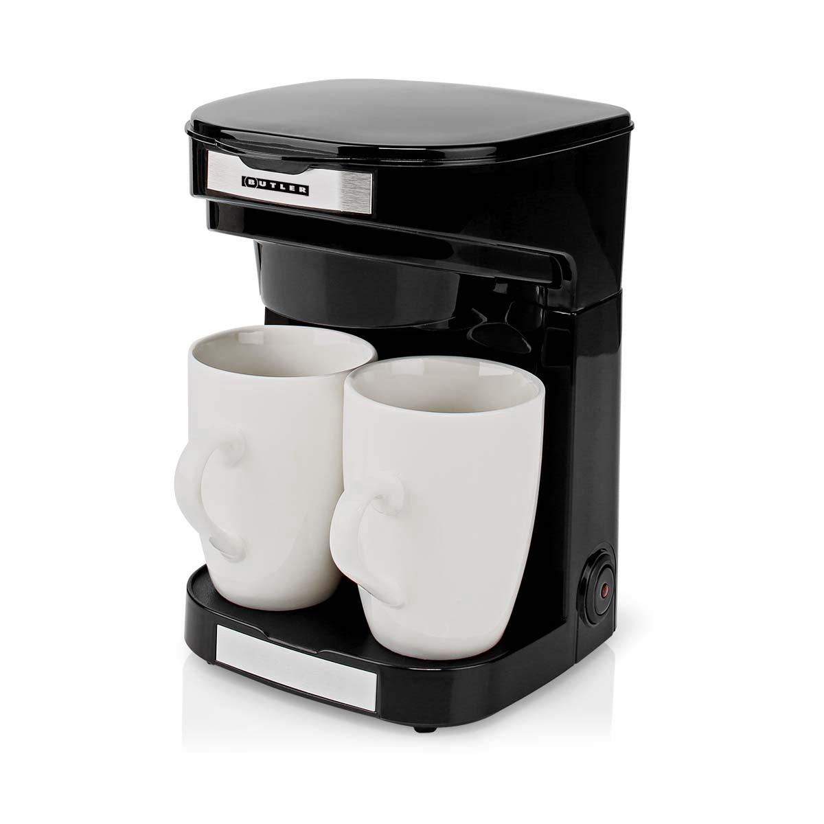 Compact Coffee Maker, 2 Cups, 0.25L, Auto Shut-Off