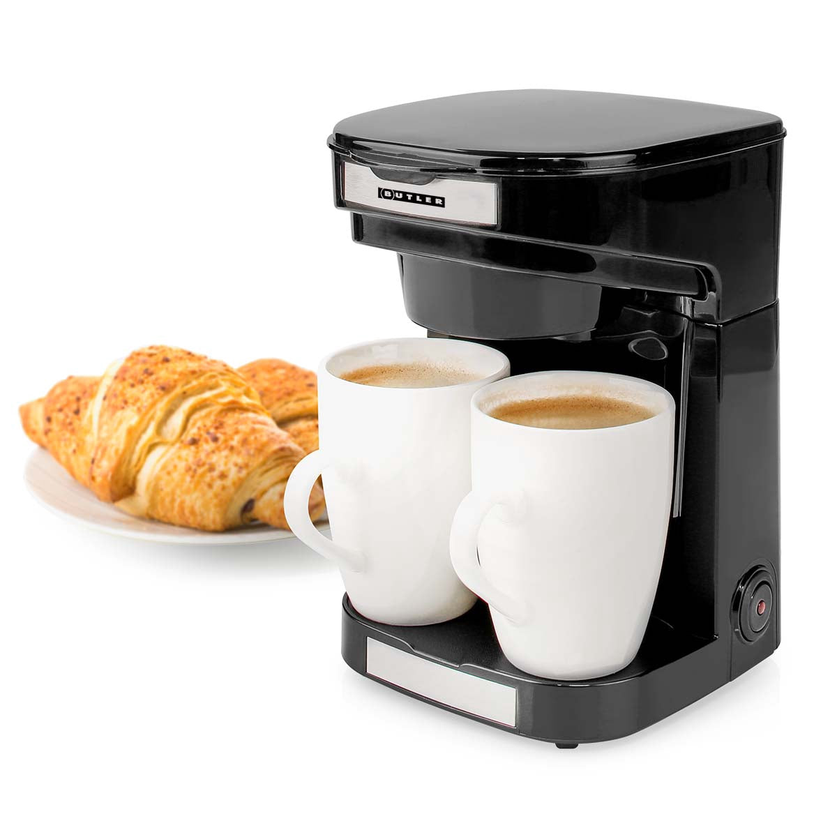 Compact Coffee Maker, 2 Cups, 0.25L, Auto Shut-Off