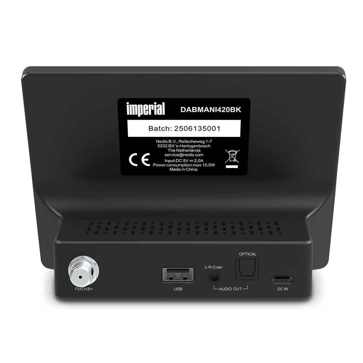 Compact Hybrid Radio with Bluetooth, DAB+, FM, Internet