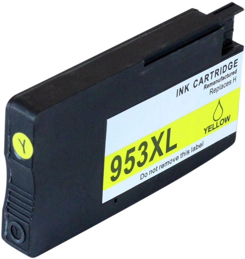 Compatible with 953XL (F6U18AE) yellow ink cartridge for HP