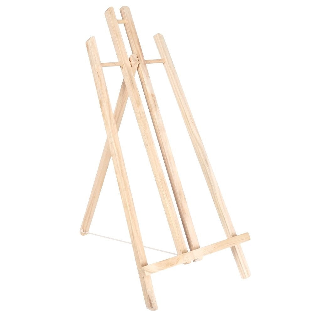 Complete artist set: easel, canvas, acrylic paints, accessories