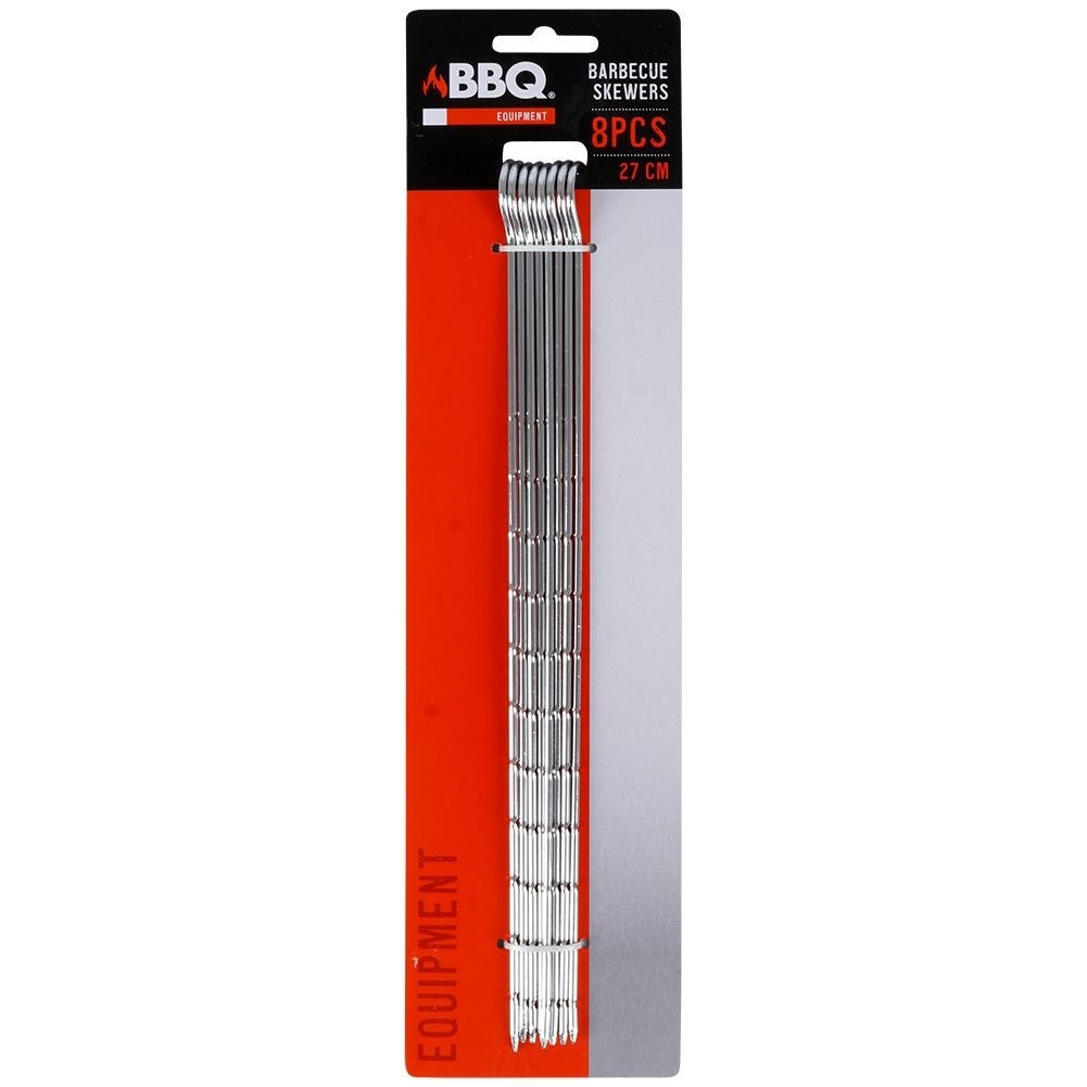 Complete set with 8 metal skewers for grilling and oven baking