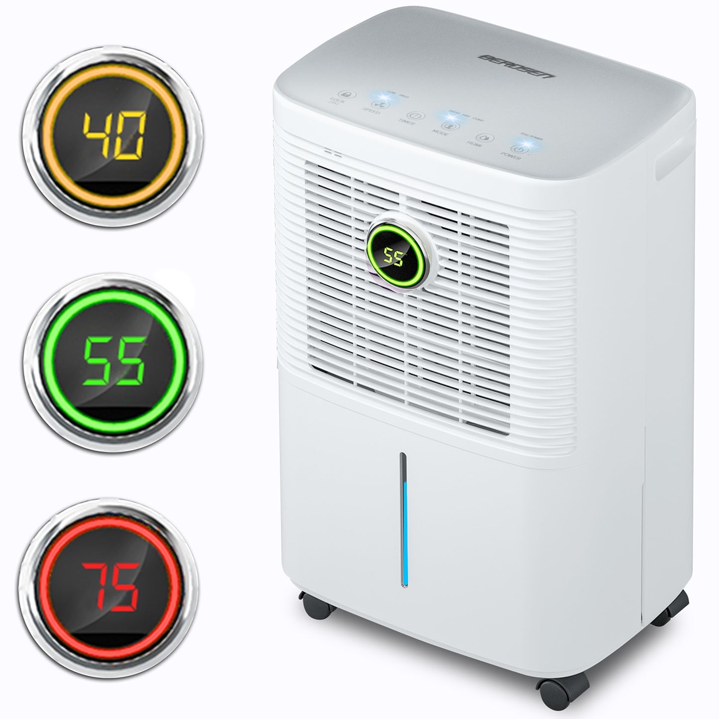 Compressor air dehumidifier - Berdsen BD-525 white moisture absorber