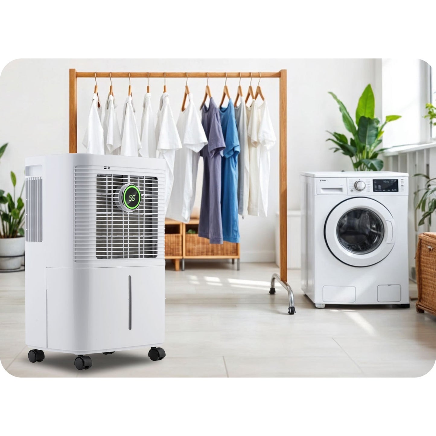 Compressor air dehumidifier - Berdsen BD-525 white moisture absorber