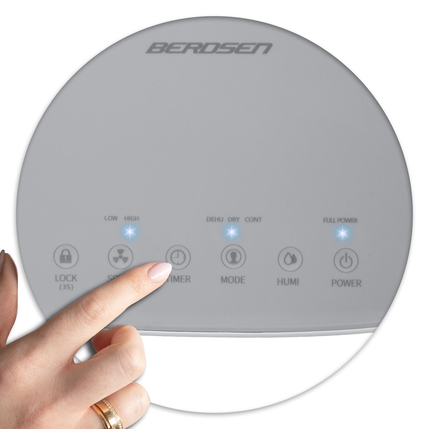 Compressor air dehumidifier - Berdsen BD-525 white moisture absorber