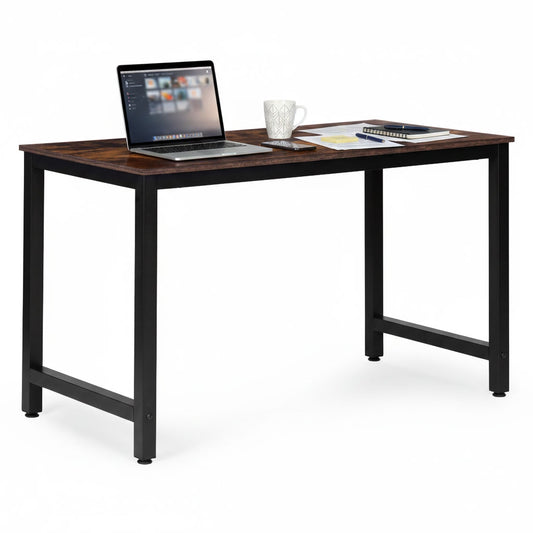 Computer Desk 120x60 cm MDF, Metal Frame, Adjustable Feet