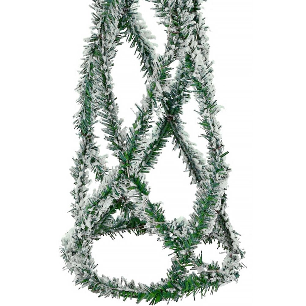 Conform Christmas tree with LED lights and Snow effect, 60 cm