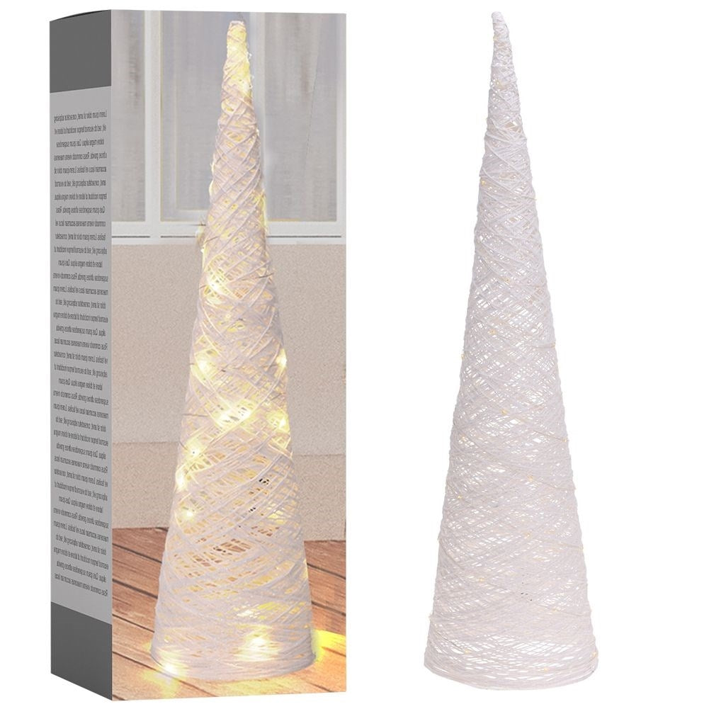 Conformed Christmas tree 78 cm with 40 LED lights