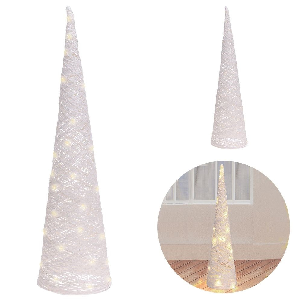 Conformed Christmas tree 78 cm with 40 LED lights