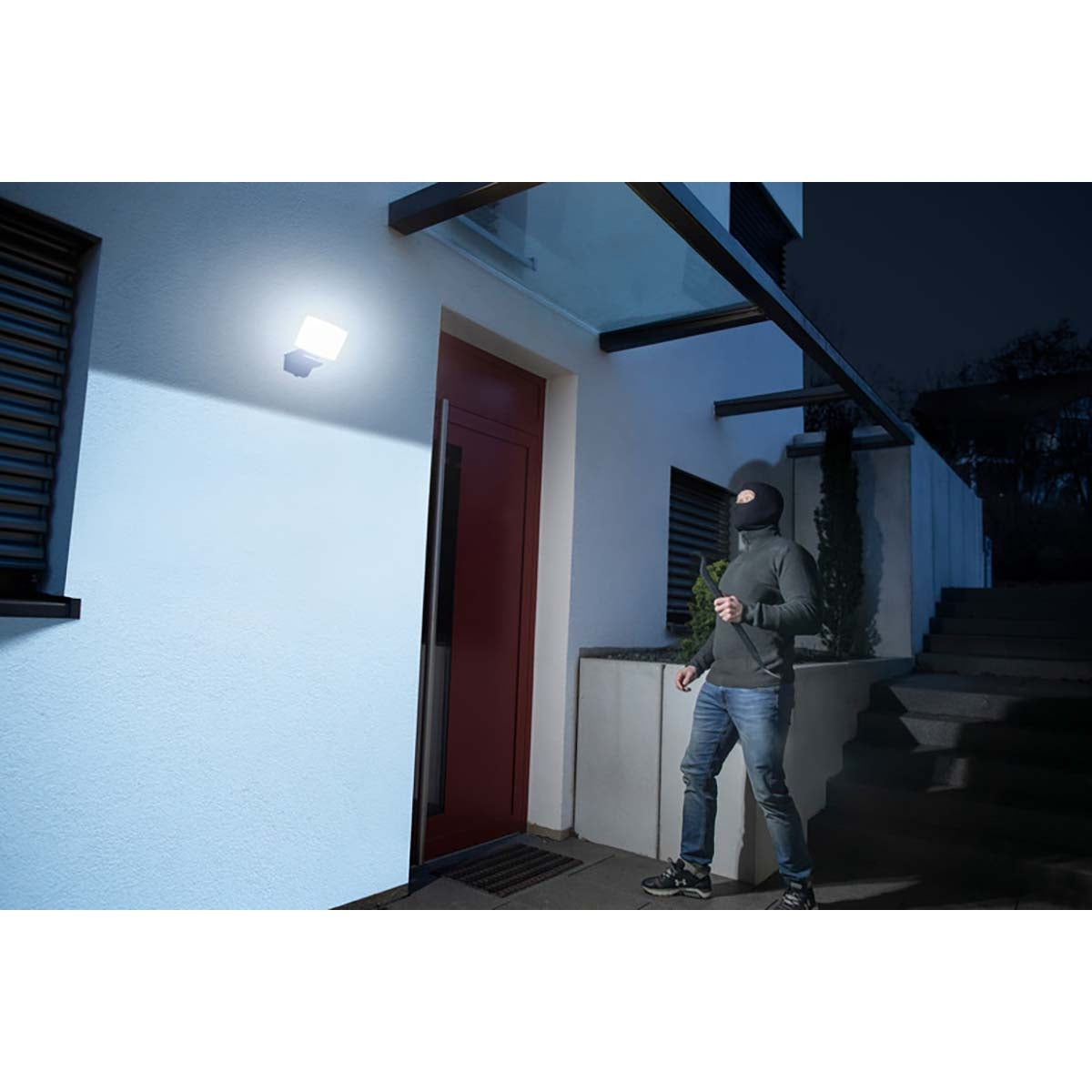 Connect WiFi LED spotlight WF 2050 (LED outdoor spotlight 20W, 2400lm, IP54, various light functions adjustable via app)