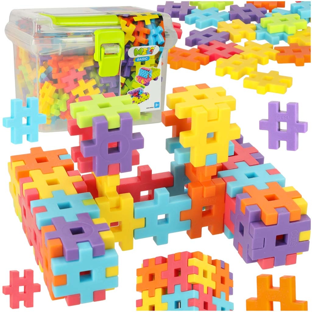 Construction blocks creative wafers travel set 250 pcs. MELI