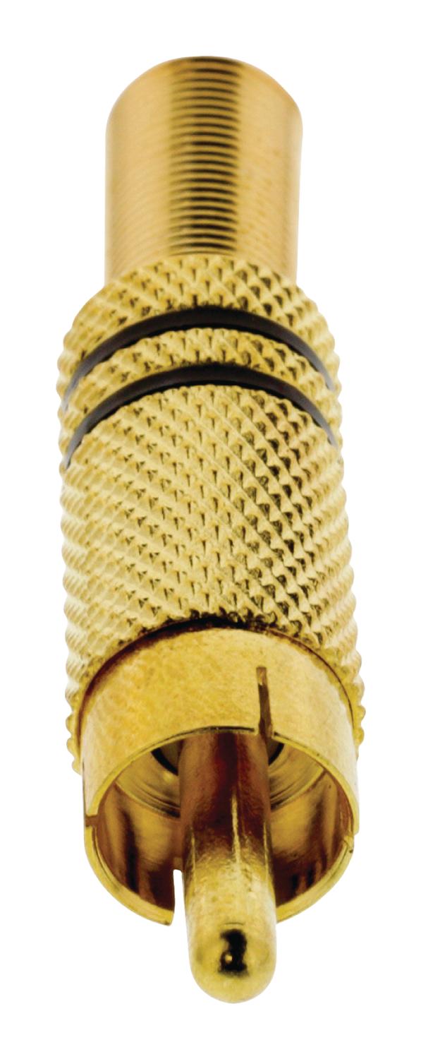 Contact RCA Male Gold/Black