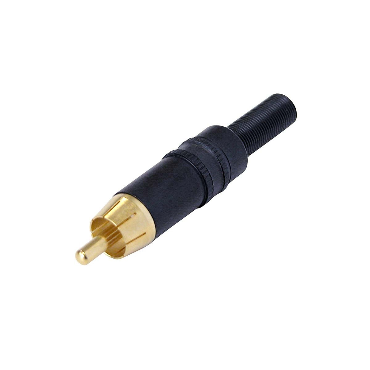 Contact RCA Male Metal Black