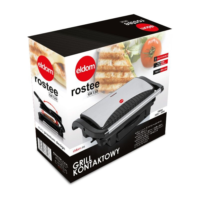 Contact grill, toaster ELDOM GK120 ROSTEE 1000W
