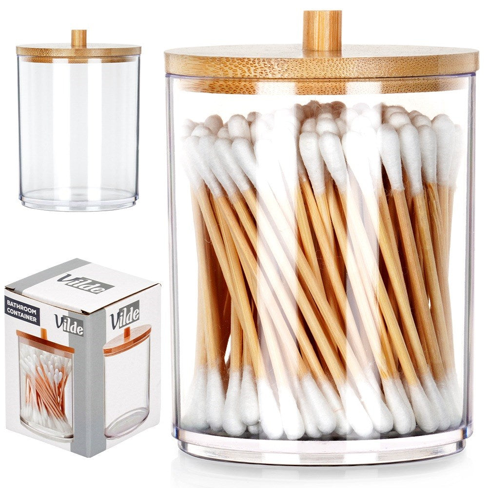 Container for cotton buds and cosmetic pads