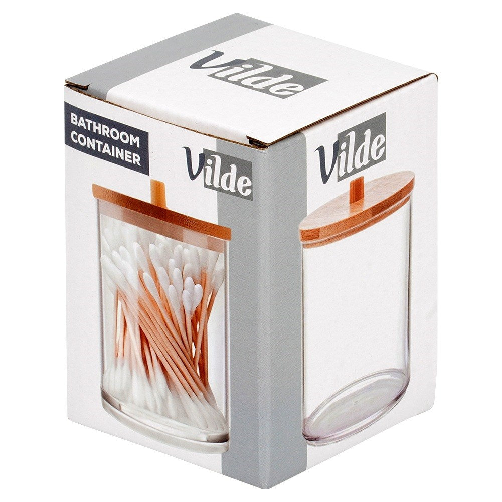 Container for cotton buds and cosmetic pads
