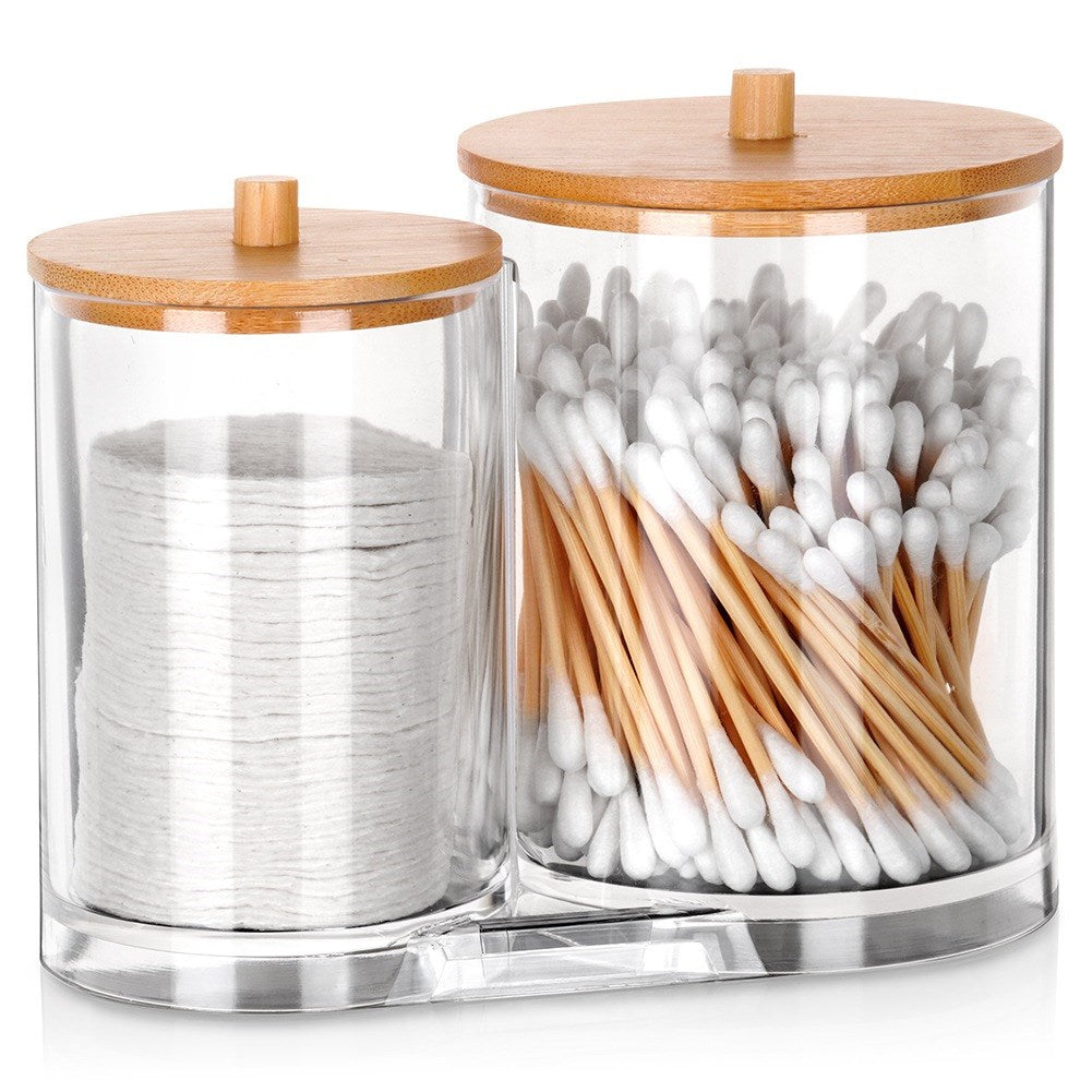 Container for cotton buds and cosmetic pads