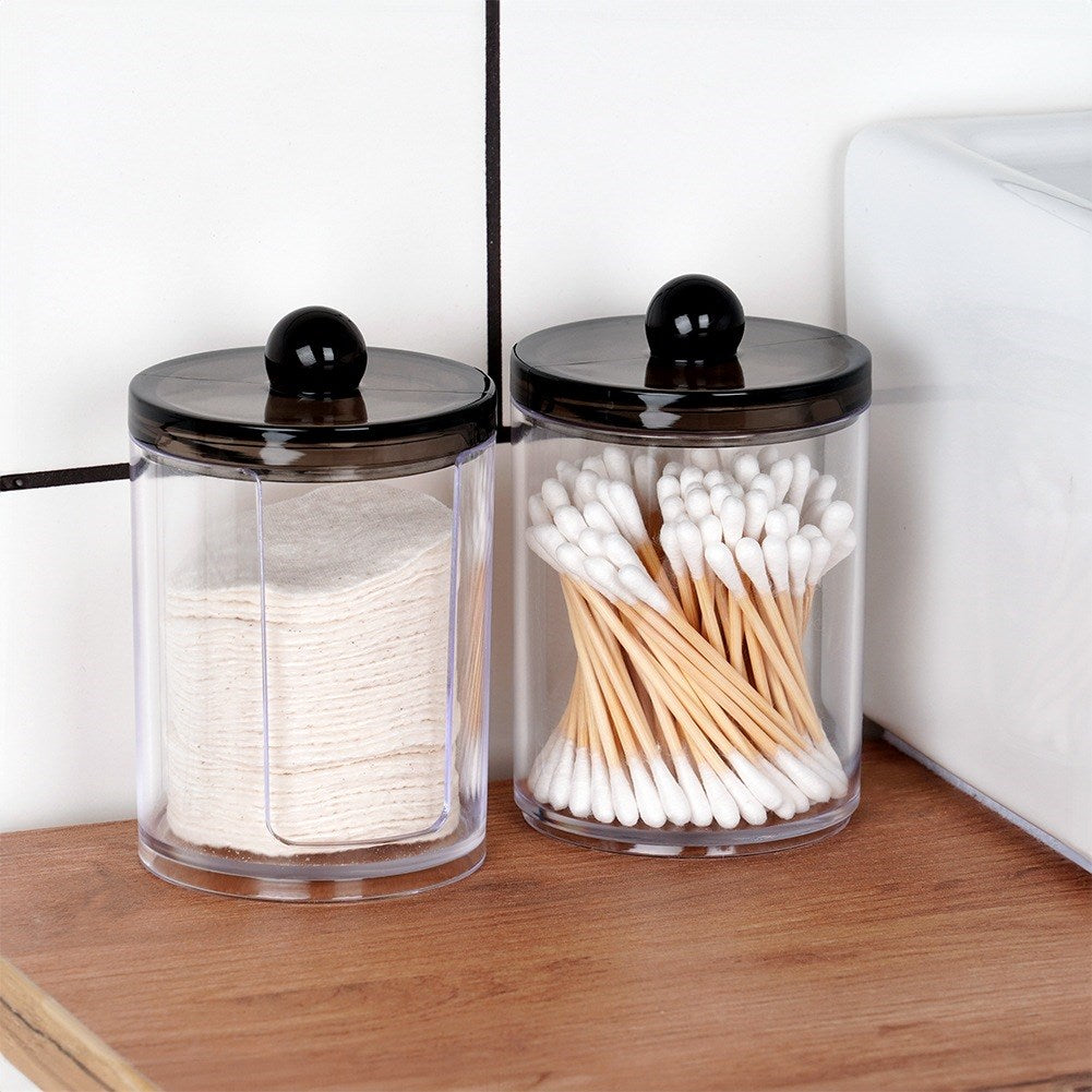 Container for cotton buds and cosmetic pads